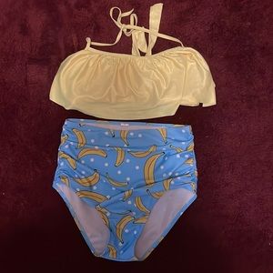 Amazon- High wasted Banaana bikini